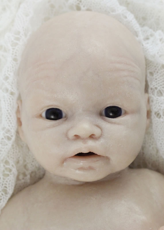 Charlotte silicone baby close up