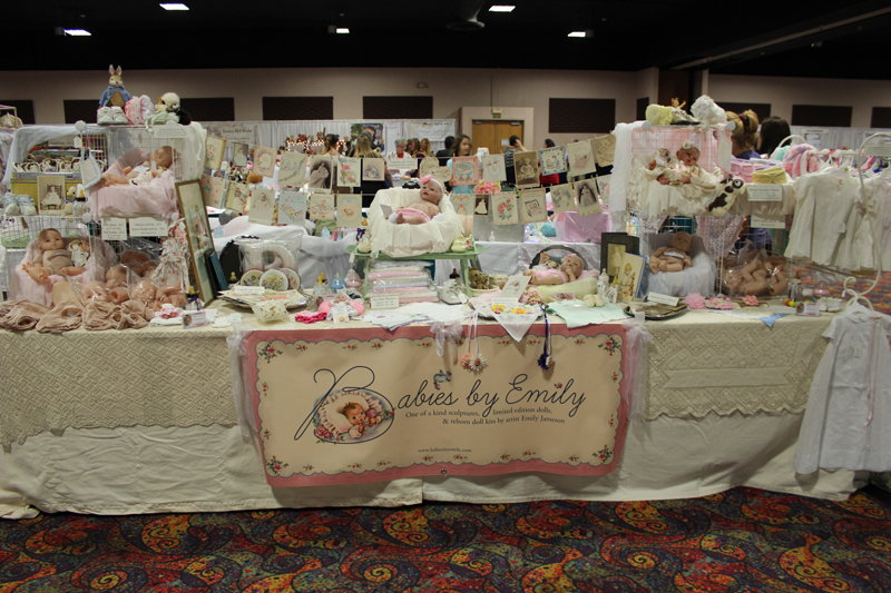 Doll show table display
